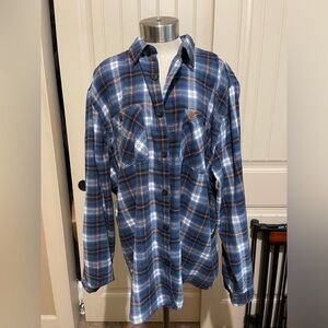 Coleman Blue Plaid Flannel